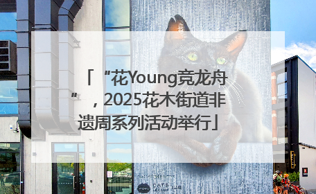 “花Young竞龙舟”，2025花木街道非遗周系列活动举行