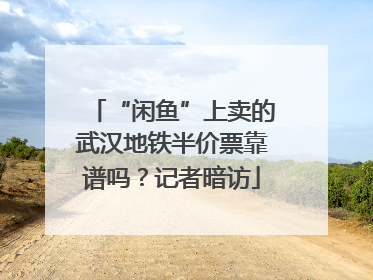 “闲鱼”上卖的武汉地铁半价票靠谱吗？记者暗访