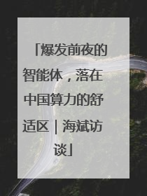 爆发前夜的智能体，落在中国算力的舒适区｜海斌访谈
