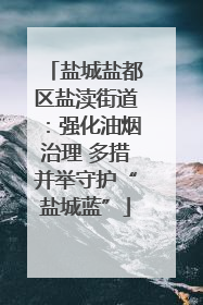 盐城盐都区盐渎街道：强化油烟治理 多措并举守护“盐城蓝”