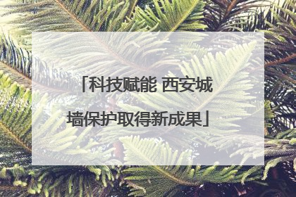科技赋能 西安城墙保护取得新成果