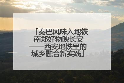 秦巴风味入地铁 南郑好物映长安——西安地铁里的城乡融合新实践