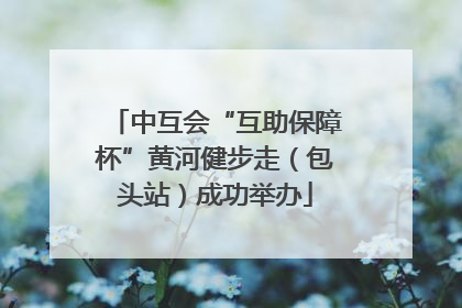 中互会“互助保障杯”黄河健步走（包头站）成功举办