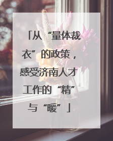 从“量体裁衣”的政策，感受济南人才工作的“精”与“暖”