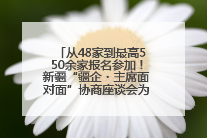 从48家到最高550余家报名参加！新疆“疆企・主席面对面”协商座谈会为何如此受欢迎？