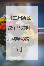 兰州新区端午节系列活动精彩纷呈