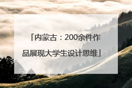内蒙古：200余件作品展现大学生设计思维