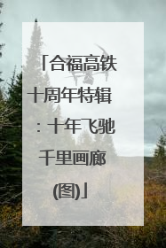 合福高铁十周年特辑：十年飞驰 千里画廊(图)
