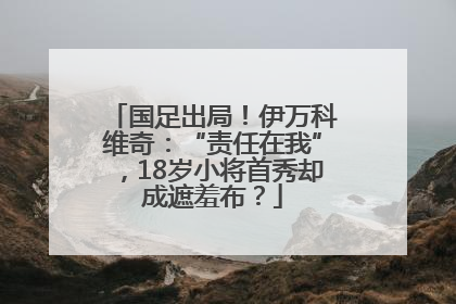 国足出局！伊万科维奇：“责任在我”，18岁小将首秀却成遮羞布？