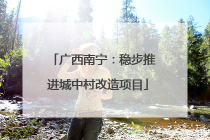广西南宁：稳步推进城中村改造项目