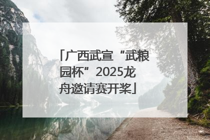 广西武宣“武粮园杯”2025龙舟邀请赛开桨