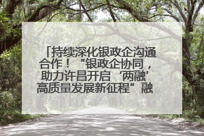 持续深化银政企沟通合作！“银政企协同，助力许昌开启‘两融’高质量发展新征程”融资对接会举行
