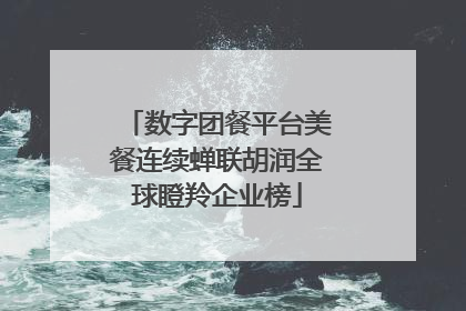 数字团餐平台美餐连续蝉联胡润全球瞪羚企业榜