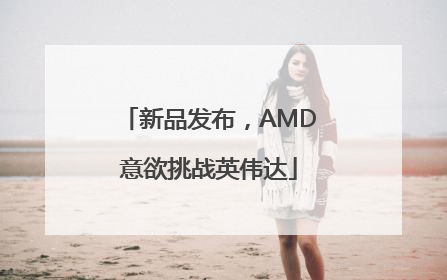 新品发布，AMD意欲挑战英伟达
