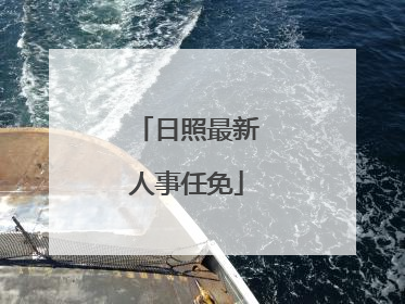 日照最新人事任免