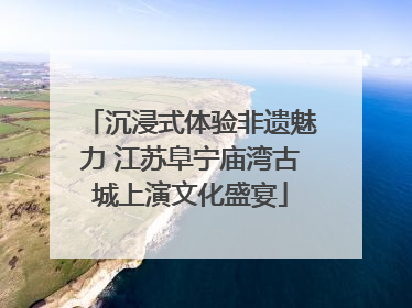沉浸式体验非遗魅力 江苏阜宁庙湾古城上演文化盛宴