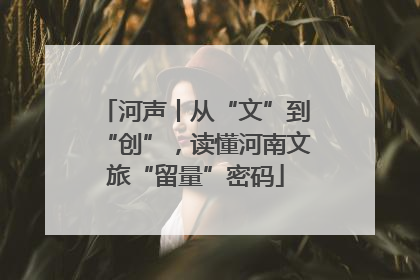河声丨从“文”到“创”，读懂河南文旅“留量”密码