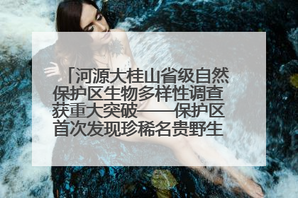 河源大桂山省级自然保护区生物多样性调查获重大突破——保护区首次发现珍稀名贵野生干巴菌与钝尾两头蛇