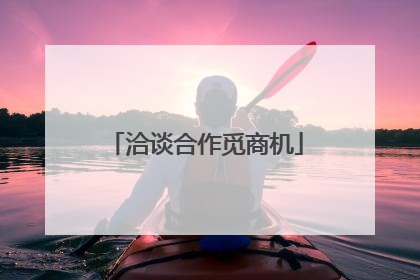 洽谈合作觅商机