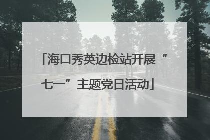 海口秀英边检站开展“七一”主题党日活动