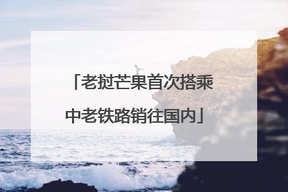 老挝芒果首次搭乘中老铁路销往国内