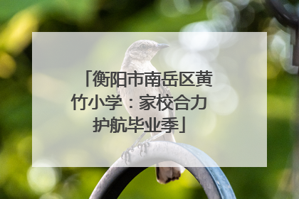 衡阳市南岳区黄竹小学：家校合力护航毕业季