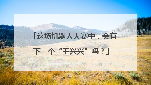 这场机器人大赛中，会有下一个“王兴兴”吗？