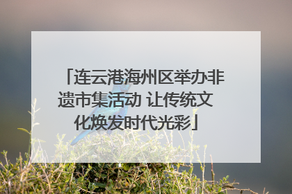 连云港海州区举办非遗市集活动 让传统文化焕发时代光彩