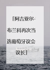 阿吉亚尔-布兰科再次当选葡萄牙议会议长
