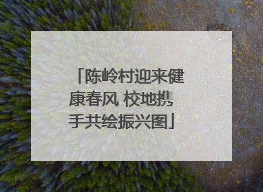 陈岭村迎来健康春风 校地携手共绘振兴图