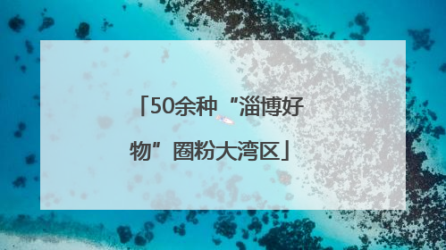 50余种“淄博好物”圈粉大湾区