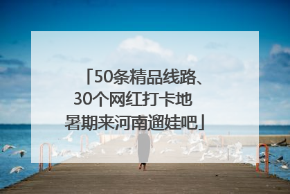 50条精品线路、30个网红打卡地 暑期来河南遛娃吧